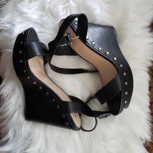 JustFab Ankle Strapped Wedges